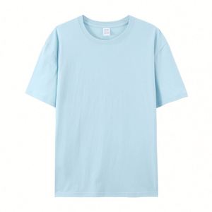 Design Wholesale Men's 100% Cotton T-<b>Shirts</b> Custom Logo Print Long Plain Tee <b>Shirt</b> Custom Logo Print Blank Factory Price US Size - Product Image 3
