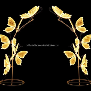 Phong cách mới trang trí đám cưới Led bướm đèn vòm Đảng sự kiện trang trí nội thất treo RGB Led bướm đèn cho trần trang trí nội thất - Product Image 2