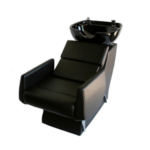 <span class=keywords><strong>Lit</strong></span> de lavage de cheveux de salon de coiffure-<span class=keywords><strong>Lit</strong></span> de coiffure et de rinçage semi-inclinable spécial avec bassin en céramique - Product Image 6