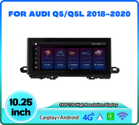Krando 10,25 Zoll Android Auto-Navigationsgerät für AUDI Q5 Q5L 2018-2020 Touchscreen Autoradio Android Auto Stereo BT WIFI 4G