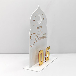 Calendrier de l'Avent du Ramadan, décorations <span class=keywords><strong>Eid</strong></span> <span class=keywords><strong>Mubarak</strong></span>, fournitures pour fêtes musulmanes, accessoires de décoration pour la maison Ramadan 2025 - Product Image 6