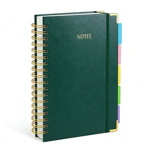 Caderno Diário de Leitura com Capa Dura de Couro Personalizada para Atacado, com Páginas Pontilhadas e Índice - Product Image 1