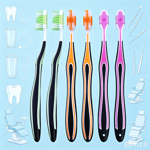 Buona vendita Anti-Slip manico spazzolino da denti con gomma massaggiatore e raschietto per la lingua per l'igiene orale - Product Image 6
