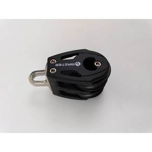 Polea doble maestra de 22 mm con rueda de 6 mm de diámetro de cable, herrajes marinos de aluminio para reparación y reemplazo de veleros y embarcaciones. - Product Image 5