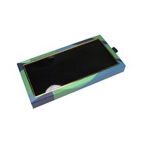 Boîte d'expédition personnalisée en carton recyclable pour produits électroniques grand public avec fenêtre, logo, pelliculage mat et gaufrage