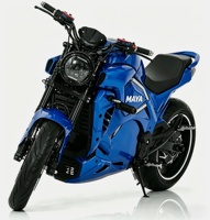 Scooter électrique 2 places longue portée avec compteur de vitesse, moto électrique sportive haute performance 8000W pour adulte, en vente