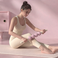 Rodillo de Espuma EVA en Forma de Media Luna, Rodillo de Masaje de Doble Zona para Relajación Muscular de Piernas, Uso en Casa o Estudio, para Fitness y Tejido Profundo