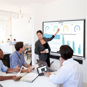 TV stand carrello Mobile 75 <span class=keywords><strong>pollici</strong></span> Smart TV Duty ruote Touch Screen regolabile in altezza monitor soluzione di visualizzazione - Product Image 2