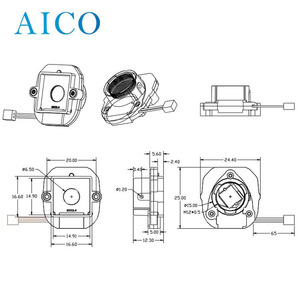Nhựa Nhỏ Dual Blocking Mini Ngày Và Đêm Ir Cắt Lọc M12 M12x0.5 S Mount CCTV Board Lens Ircut Switcher Fillter Chuyển - Product Image 2