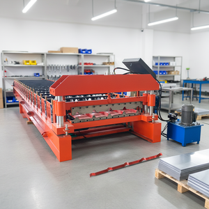 Máquina para Fabricar Láminas de Techo VODLEY Ibr, Máquina Formadora de Paneles de Techo de Una Sola Capa, Acero de Color, Espesor de 0.3-0.8 mm - Product Image 1