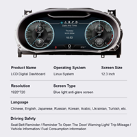 Pantalla de Tablero de Instrumentos Digital para Bentley Continental GT/Flying Spur, Velocímetro de Instrumentos Digitales
