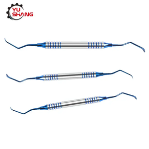 Curetas de implante dental recubiertas de plasma azul personalizadas OEM, Kit de elevación de seno dental - Product Image 4