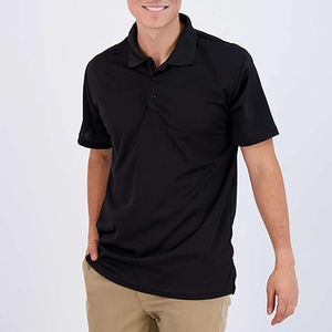 Camiseta Deportiva de Golf para Hombre, Personalizada por el Proveedor, de Punto Sólido, Secado Rápido, Absorbe la Humedad, Manga Corta, Cuello de Doble Capa, 100% - Product Image 5