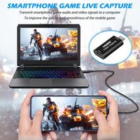 Oferta: Tarjeta Capturadora de Video HDMI a USB 1080P para Transmisión en Vivo, Grabación, Cámara Réflex Digital, Videocámara, Cámara de Acción Negra, Transmisión en Vivo