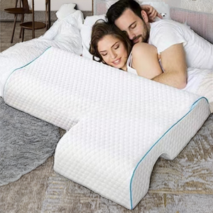 Couples oreiller Portable repose-bras mousse à mémoire <span class=keywords><strong>Anti</strong></span>-pression des mains soulagement de la douleur au cou coussin cervical arqué pour dormir câlins - Product Image 1