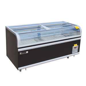 Coffre de congélateur commercial à île à température unique pour supermarché pour le stockage de boulettes de crème glacée <span class=keywords><strong>congel</strong></span>ées - Product Image 6