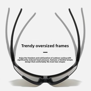 Occhiali da Sole Europei e Americani con Montatura Completa, Protezione UV400, Rivestimento Colorato, Antivento e Antipolvere - Product Image 3