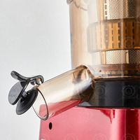 Exprimidor eléctrico comercial de productos explosivos, exprimidor lento de alto rendimiento de jugo con boca ancha