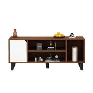 Soporte para TV, Mueble para Televisor con Estante y 2 Puertas, Gabinetes de Almacenamiento para Sala de Estar o Dormitorio - Product Image 4