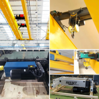 Palans électriques personnalisés de 1, 5, 10 tonnes, 12 m, 220 V, 380 V, 440 V, avec télécommande, palan électrique européen