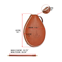 Sac de tennis à bandoulière pour femme en cuir de vache véritable personnalisé, housse de raquette de tennis pour la gym et l'exercice