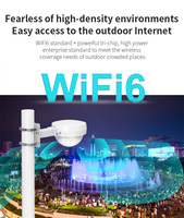 COMFAST Extensor WiFi6 AX3000 para Exteriores, de Largo Alcance, Impermeable, Punto de Acceso Inalámbrico, Antena Wifi