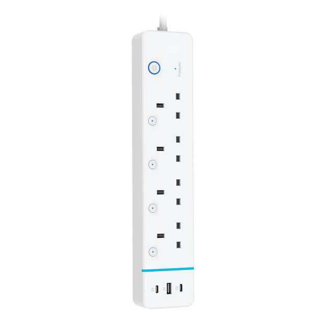 UK Smart Home Plug and Socket with WiFi Support, Energy Monitoring, and Voice Assistant Compatibility