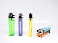 Briquet à gaz butane carré en gros, briquet à silex pour cigarettes, accessoires pour fumeurs