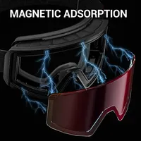 Lunettes de neige personnalisées pour femmes, snowboard, double couche, lunettes de soleil, ski de nuit, motoneige d'hiver, lunettes anti-buée pour hommes