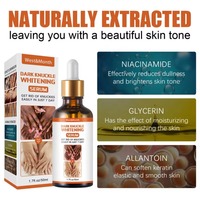 Sérum éclaircissant rapide pour les articulations foncées, correcteurs de pigmentation pour la peau noire, mains, genoux, coudes, éliminateur de taches intenses