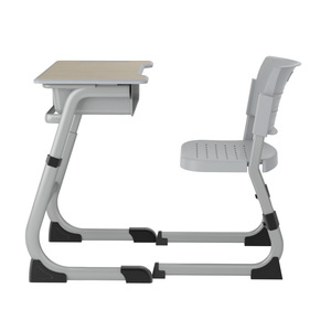 Ensemble de chaise de bureau d'étude réglable en métal moderne pour les élèves du collège, du <span class=keywords><strong>lycée</strong></span>, de l'école primaire, formation à domicile, tutorat <span class=keywords><strong>scolaire</strong></span> - Product Image 5