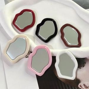 Acrylic Painted Irregular Hole Mirror Pendant DIY Car Hanging Bracelet Phone Chain Bag Accessories Parts - Product Image 2