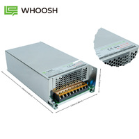 Fuente de Alimentación Industrial AC/DC Encapsulada WHOOSH HX-1000LRS-24/12 de 50W 12V 24V con 3 Años de Garantía