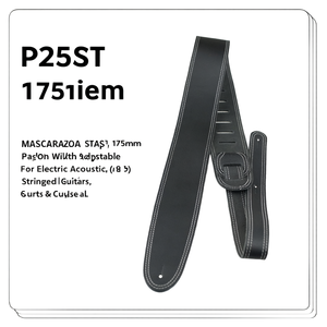 Correa de Guitarra Negra P25St 175 126611 - Product Image 2