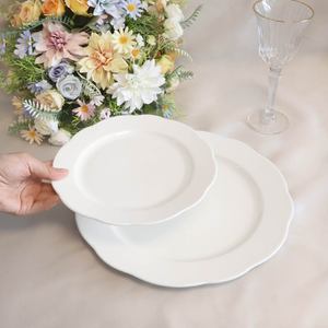 Vajilla de Porcelana Blanca Estilo Nórdico Romántico, Juego de Vajilla de Cerámica Personalizado, Venta al por Mayor de Platos de Cerámica - Product Image 2