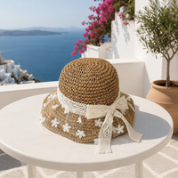 Sombrero de Piel Sintética Estilo Coreano, Ajustable y Portátil, para Mujer, Ideal para Vacaciones en la Playa, Protección Solar, Pesca, Verano