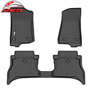 Tapis de sol pour Jeep Wrangler 4xe 2021-2025, toutes saisons, 3D moulés, antidérapants, en TPE, imperméables - Product Image 1