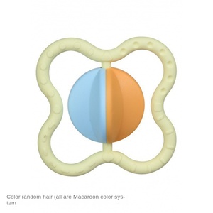 Trẻ sơ sinh trẻ sơ sinh mềm đồ chơi Rattle nhẹ nhàng răng máy xay dính luộc bé <span class=keywords><strong>teethers</strong></span> cho 0-1 năm & 6-8 tháng làm bằng nhựa - Product Image 6