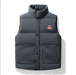Gilet de travail pour homme 2026 <span class=keywords><strong>Goose</strong></span> Quality, <span class=keywords><strong>sans</strong></span> manches, hiver, épais, coupe-vent, rembourré, léger, décontracté, à motifs - Product Image 1