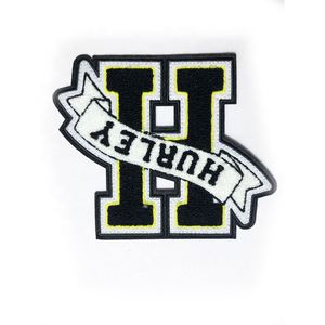 Wholesale Heat Cut Brand Name Sports Club Letter Logo Chenille Patch Clothes Custom Embroidery Patches - Product Image 4
