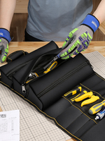 Sac à outils d'électricien enroulable en gros Tournevis Pince Clé Couteau Rangement Organisateur Kit de réparation Sacs Sac de rangement