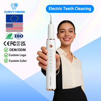 CURVY MOON Détartreur dentaire ultrasonique blanchissant, machine de nettoyage et de blanchiment des dents, éliminateur de tartre