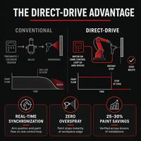 Robot de Pintura Inteligente de 6 Ejes sin Programación, Brazo Robótico con Carga Útil de 20 kg, Protección IP54 para Piezas Automotrices, Muebles Metálicos