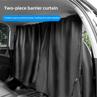 Pare-soleil occultant pour voiture avec isolation thermique et protection de la vie privée, cloison intérieure avant et arrière pour fourgonnette et camion de transport