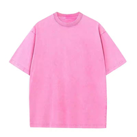 T-shirt pour homme en coton 100% surdimensionné, lavage à l'acide, logo personnalisé en gros, taille S-5XL, streetwear vintage pour homme