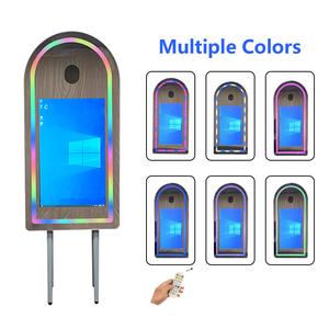 Cabina de Fotos Instantánea con Pantalla Táctil Digital, Espejo Mágico para Selfies, Cabina de Fotos Vogue para Bodas con Cámara <span class=keywords><strong>Web</strong></span> y Software - Product Image 3