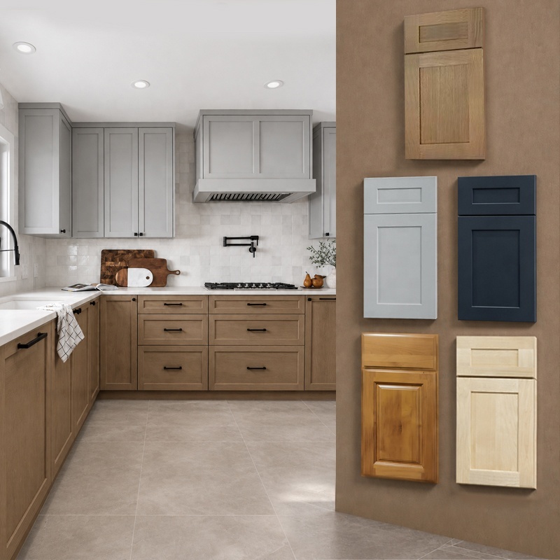 Shaker Kitchen Cabinets Ready To Assemble | US Warehouse Free Shipping White Oak Cabinets | Modern Cabinet For American Kitchens