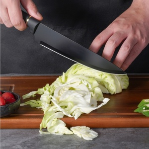 Premium Kitchen <b>Knife</b> <b>Set</b> Non-stick Black Coated Chef <b>Knives</b> <b>Set</b> Professional Kitchen <b>Knife</b> With <b>Knife</b> Block - Product Image 3