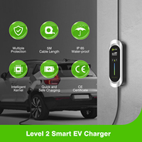 Zencar ev araba şarjı tip 2 evse 16A EV taşınabilir elektrikli araç şarjı istasyonu Euro fişi ile