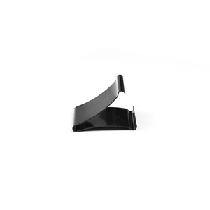 Clip en V noir en aluminium OEM personnalisé, anodisé en <span class=keywords><strong>acier</strong></span> <span class=keywords><strong>inoxydable</strong></span>, pour l'ameublement et la confection de tissus, produit de fabrication de tôlerie - Product Image 2